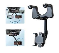 CFTGIW Supporto per Telefono per Auto Specchietto Retrovisore Supporto per Telefono per Cellulare Retrattile Ruotabile a 360° Si Adatta Alla Maggior Parte dei Telefoni per Auto Mentre Sei Tu Questo