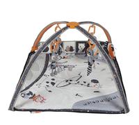 CFTGIW Tappetino da Palestra per Bambini con Ciondolo Paraurti, attività per il Tempo della Pancia, Tappetino da Gioco Sensoriale Basato su Fasi, Bianco, Molto Gioioso per Aiutare a giocare. Ampio