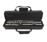 CFTGIW Tasto Chiuso a 16 Fori Lade a 16 Buche con Borsa di Stoccaggio Aumento della Risonanza del Tubo Instrumentsilver 16 Buco C Fluteconcert Tasto Flutecluso Flutesilver Flauto Flautolaying