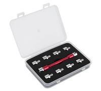 CFTGIW Tasto Motociclistico Chiave Motocicletta Strumento CNC con 10 Dimensioni 5,0-6,8 con Scatola di Archiviazione per la Maggior Parte delle Motociclette (C (rosso))
