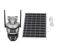 CFTGIW Telecamera di Sicurezza Solare Esterno 4MP 3K HD Telecamera di Sorveglianza con Rilevamento del Movimento PTZ a 360° con Pannello Solare 7,5 W PTZ Consente la Tecnologia Solar Security