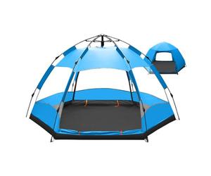 CFTGIW Tenda Pop-up Istantanea Tenda a Cupola Automatica Impermeabile a Due Strati da Viaggio per Oltre 8 Persone Installazione Semplice e Pochi Robusti Pop-up Idraulici Con la Sua Garanzia (L)