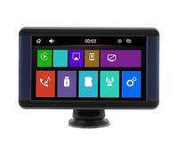 CFTGIW Touch Screen Stereo per Auto Portatile HD 7 con Android Auto, Bluetooth 5.0 2,4 GHz Assistenza Alla Retromarcia Touch Screen HD per Autoradio per Carplay per Android (con