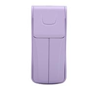 CFTGIW Ventilatore Pieghevole a Doppia Testa Ventilatore Portatile Portatile USB Ricaricabile 3 velocità Forte Silenzioso Mini Tascabile per Viaggi a Casa Viola la Freschezza del Design è FAN