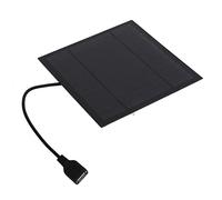 CFTGIW Ventola in Ferro di Raffreddamento USB Alimentata da Pannello Solare da 5 W Ventola Power Bank per Esterni, Utilizzata nel Ventilatore da Ferro Alimentato da Pannello Solare da 5 W