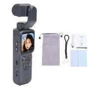 CFTGIW Videocamera Portatile, 4K Ultra HD 64MP per Vlogging con Schermo Touch da 1,72 Pollici, Rotazione Automatica a 330 Gradi, Registrazione Time-lapse e Slow Motion, Ideale per lo
