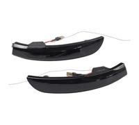 CFUNMNVBVZ Fari Freno Per Escape Per Kuga II Per EcoSport Per Focus MK3 Per C-Max Per S-Max 2012-2019 Auto Dinamica Lato Specchietto Retrovisore Disabilita Luce Di Segnale(White-Yellow)