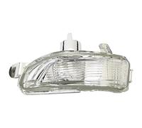 CFUNMNVBVZ Specchietto Laterale Indicatore Per Skoda Per Fabia 2015-2017 Per Rapid 2018-2020 Nessuna Lampadina Copertura Lente Specchietto Retrovisore Sinistro Destro Indicatore Direzione(Left)