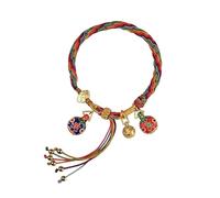 CFWSHJ Bracciale con Orecchini a Rosa Bracciale con Corda Colorata in Oro Che inghiotte la reincarnazione, la sfortuna risolve la Moda Femminile