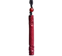 CFWSHJ Collane Feng Shui Collana di ricchezza di cinabro Autentico Ciondolo di Giada Guarigione Chakra Cristallo Ricchezza fortunata allontanare Gli Spiriti maligni Catena di Maglioni Regalo