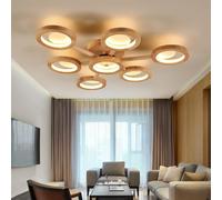 CFWSHJ Decorazione per la casa Dimmabile Lampada soffitto LED a LEDIK Chandelier LAGNO RURMATO RURMI RURTIFICI AFFICIO Camera Industriale Vicino LAMITÀ del Solo SOLAMENTO CUSCINA PASSAGGI