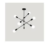 CFWSHJ Guarda Gli avvolgitori per Uomini Donne scandinavo Asta Lunga Art Deco lampadario E27 Pranzo Camera Letto Soggiorno Lampada da Fagiolo Magico (Luce Calda, Oro 4 Teste)