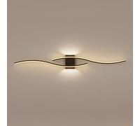 CFWSHJ Illuminazione su e Giù Lampada da Parete Moderna Applique da Parete a LED Lampada da Parete lineare in Metallo con Mini faretto Lampade da Atmosfera da Comodino Parete di Fondo Rondella