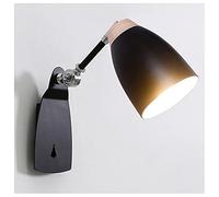 CFWSHJ Lampada da parete a LED da 5 W Lampada da parete orientabile su, giù, sinistra e destra Apparecchio di illuminazione contemporaneo per interni Lampada da lettura nordica per illuminazione della