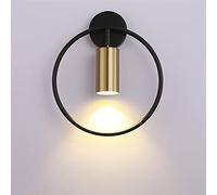 CFWSHJ Lampada da Parete di Lusso Post Moderna a LED 5W Ling Room Camera da Letto Comodino Apparecchi da Parete Illuminazione per Interni, Applique Moderne (Colore : A, Dimensioni : Luce Naturale