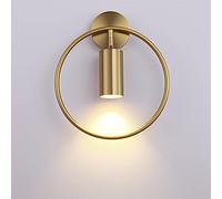 CFWSHJ Lampada da Parete di Lusso Post Moderna a LED 5W Ling Room Camera da Letto Comodino Apparecchi da Parete Illuminazione per Interni, Applique Moderne (Colore : A, Dimensioni : Luce Naturale