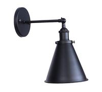 CFWSHJ Lampada da Parete Lampada da Parete retrò Lampada da Parete Industriale Vintage E27 Edison Rustico Loft Applique da Parete Braccio Oscillante Apparecchio di Illuminazione Lampada Paralume in