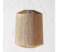 CFWSHJ lampadario della Corda di Canapa Rattan costiera Boho Grande a Sospensione in Tessuto Rustico Lampada Fattoria Vintage casa per la Sala da Pranzo dell'isola Cucina Ristorante Foyer/c