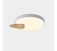 CFWSHJ Lampadiers, soffitto Filo Lampada Nuvola Creativa Forma energia Ultra-Sottile Pollici di Temperatura dimmerabile a 3 Colori in Una Luce Facile da installare (, smal