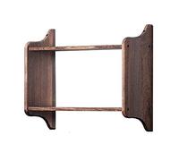 CFWSHJ Libreria in Legno Rustico Marrone, fissata al Muro, libreria sospesa, scaffale per Esposizione e Decorazione per Bagno, Ufficio, Soggiorno, Camera da Letto, Lavanderia, Cucina, libreria