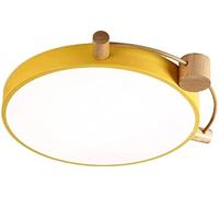CFWSHJ Parete in Legno 1 Lampada LED a Filo Monte Ultra-Sottile Leggero Illuminazione Diurna Bianca 6000K soffitto Appeso Compatibile con la Camera da Letto per Soggiorno Ufficio Rosa, HA