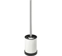CFWSHJ Scopino e Supporto per WC Scopino e Supporto per WC Confezione da 2 scopino per WC con Supporto ventilato Scopino per WC con Manico Lungo e Grande per Il Bagno Bianco Durevole Pulizia Profonda