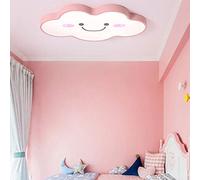 CFWSHJ soffitto a LED Ultra-Sottile 5 cm Clouds Create Affermazione Light's Bambini Luce Light Boys And Girls Chandelier Lampada per Ufficio Camera da Letto Cartoon, Giallo, Dimmabile Confortevole