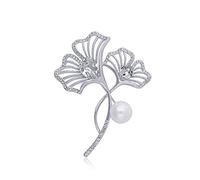 CFWSHJ Spilla Spilla per Donna Uomo Moda Spille di Perle Elegante Spilla di Cristallo Multifunzionale Accessori per Colletti Bianchi Spilla per Giacca Sciarpa Abito o Scialli Matrimonio Compleanno