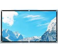 CFWWSAQ Telo Proiettore Projector Screen Metal Grey Anti-Light 30° Viewing Angle Portable Reflective Screen(92 inch)
