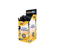 Penna a sfera BIC Cristal M 1 mm nero Conf. 50 pezzi - 8373639