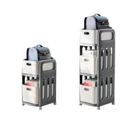 CFY652 Multifunzionale Scaffale for documenti, carrello portatile, scaffale for libri, armadietto con rotelle for casa sotto il tavolo Cassettiera Scrivania(86cm)