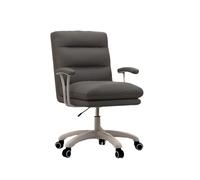 CFY652 Sedia Ufficio Sedia da Ufficio for casa Sedia Girevole in Pelle PU for Sedia ergonomica salvaspazio Sedia Moderna da Toilette Girevole con Schienale Medio Sedie Ufficio Ergonomiche