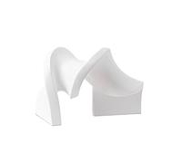 CFY652 Unico Modern Creative Irregular-shaped Decorative Resin Sculpture for Living Room, Study, Office Sculture(Bianco)