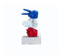CFY652 Unico Modern Sculpture with BaseCreative Home Office Decor Ornament Colorful Resin Art Statue Sculture