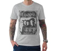 CFZQYALNB The Doors Band Vintage T-Shirt, Jim Morrison Tee, Men's Grey