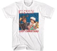 CFZQYALNB Wham Last Christmas Lyrics Adult T Shirt Men's