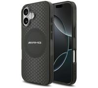 Custodia Mercedes AMG Magsafe IPHONE 17 Plastica Nero Trasparente Logo
