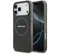 CG MOBILE AMG Grafica trasparente a doppio strato compatibile con MagSafe Custodia per iPhone 17 Pro Max (nero)