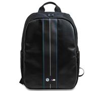 CG MOBILE BMW BMBP15COMSCAKL - Zaino da 16", nero carbonio, strisce blu, nero, 16", Nero , 16
