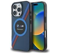 CG MOBILE BMW BMHMP16L23HTPUV Custodia per iPhone 16 Pro 6.3" Marine Motorsport IML Circle MagSafe