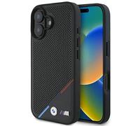 CG Mobile BMW BMHMP16M23PUPDK - Cover rigida per iPhone 16 Plus da 6,7", colore: Nero
