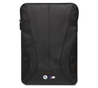 CG MOBILE BMW - Custodia in pelle PU con bordi in carbonio e curve perforate da 16" compatibile con MacBook Intel® UHD Graphics/Windows/HP/Value Top Load Bag/Lavoro, Scuola, ecc.
