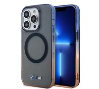 CG MOBILE BMW-Custodia per telefono compatibile con Magsafe e iPhone 15 Pro Max,in grigio scuro IML,in PC/TPU,antigraffio,comoda e resistente,con porte accessibili,assorbimento degli urti e logo