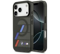 CG MOBILE BMW M IML - Bottoni in metallo a tre colori compatibili con MagSafe Custodia per iPhone 17 Pro Max (nero)