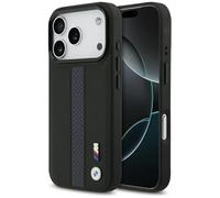 CG MOBILE BMW M - Logo a righe perforato, compatibile con custodia MagSafe per iPhone 17 Pro (blu)
