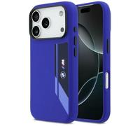 CG MOBILE BMW M, logo in silicone compatibile con custodia MagSafe per iPhone 17 Pro (blu marino)