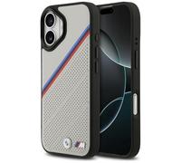 CG MOBILE BMW M Tricolor Metal Logo, compatibile con MagSafe Cover per iPhone 17 (Grigio)