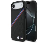 CG MOBILE BMW M Tricolor Metal Logo, compatibile con MagSafe Custodia per iPhone 17 Air (Nero)