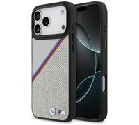 CG MOBILE BMW M Tricolor Metal Logo, compatibile con MagSafe Custodia per iPhone 17 Pro Max (Grigio)