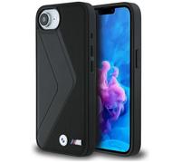 CG MOBILE BMW Oversized Stripes compatibile con la custodia MagSafe per iPhone 16e (nero)